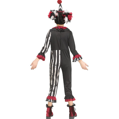 Terrifying Child Big Top Terror Costume for Halloween Haunted Houses and Scary Costume Events