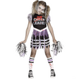 Girls Zombie Fearleader Cheer Costume