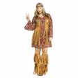 Womens Multicolor Peace & Love Hippie Costume