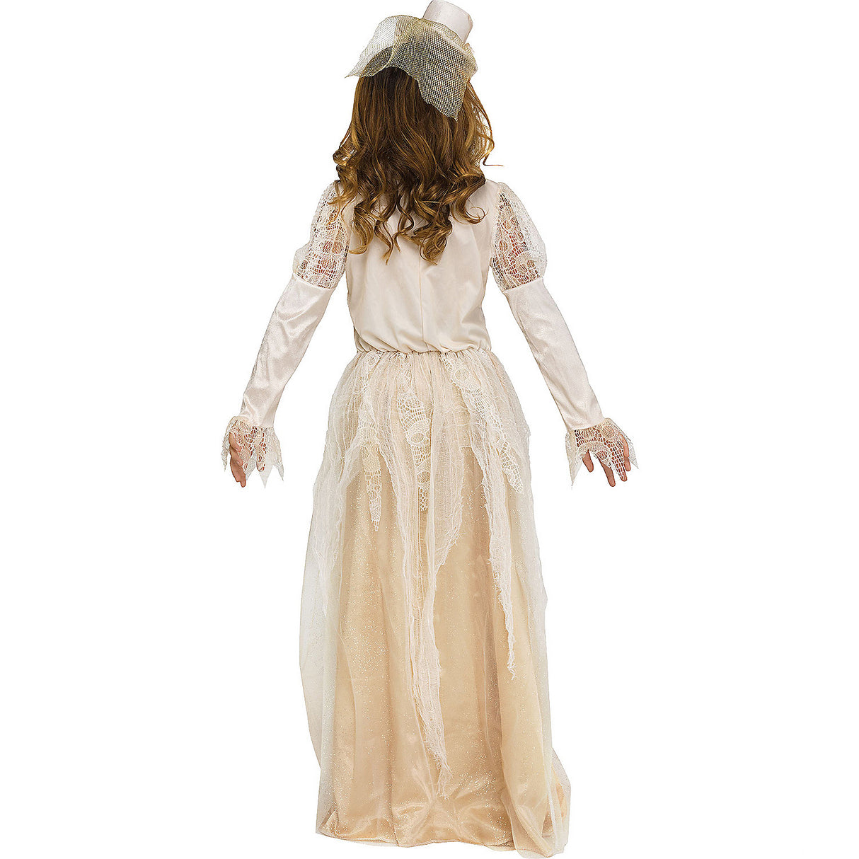 Kids Victorian Bride Costume for Halloween Dress Up Parties and Creative Imaginary Play