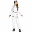 Womens Black & White Jumpsuit Astronaut Costume