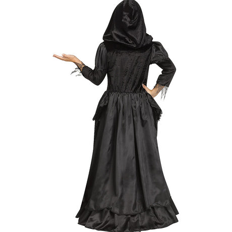 Elegant Kids Wicked Queen Costume for Halloween Parties and Enchanting Dress Up Adventures