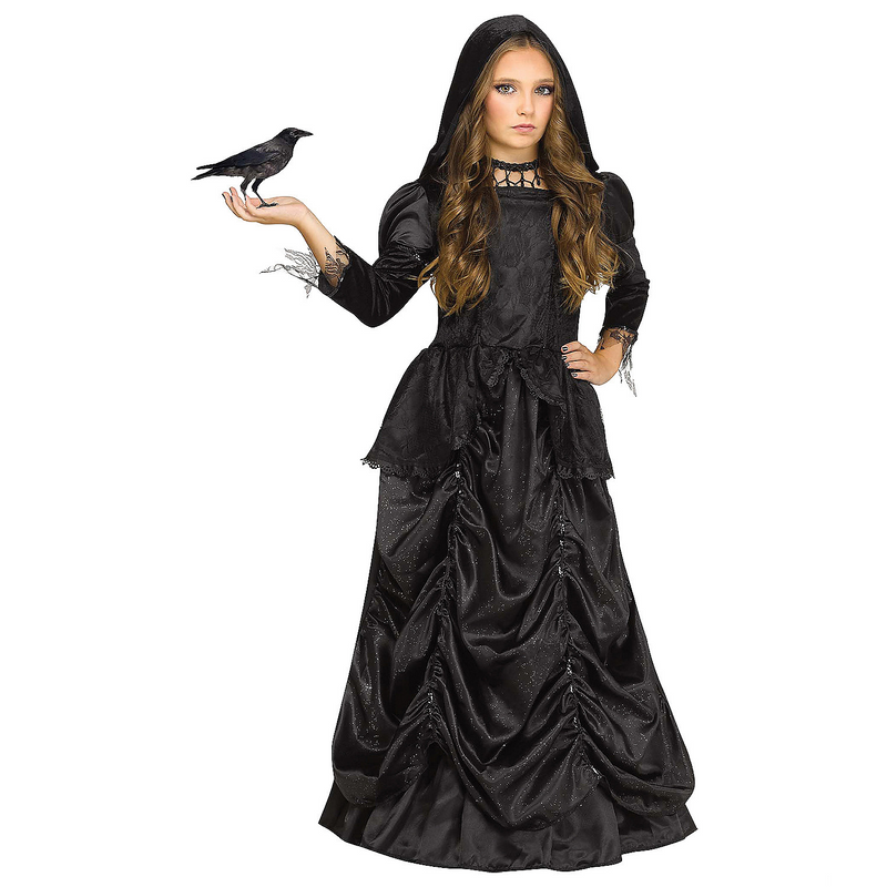 Elegant Kids Wicked Queen Costume for Halloween Parties School Events and Themed Dress Up