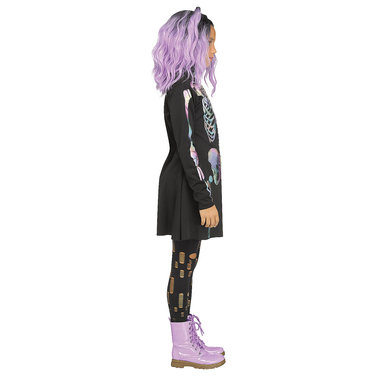 Kid's Skeleton Holographic Costume