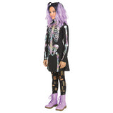 Unique Kid's Skeleton Holographic Costume for Halloween Parties Dress Up and Creative Events