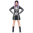 Adult colorful holographic skeleton A-line Halloween dress