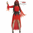 Adults Ghost Face Red Bling Devil Face Hooded Gown Costume