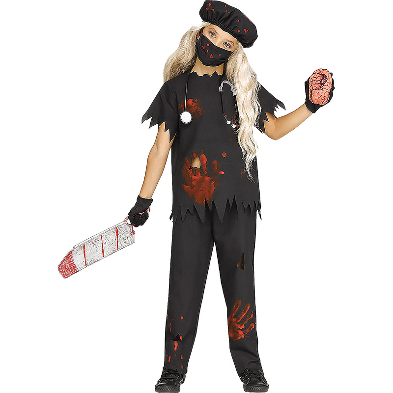 Deadly Doctor Child Costume for Halloween Parties and Dress Up Play for Kids