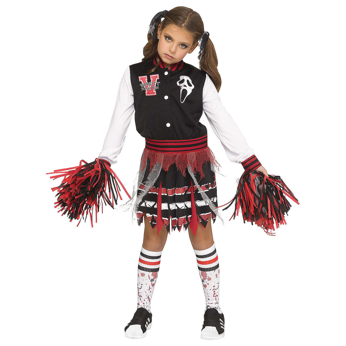 Exciting Kid's Scream for the Team Cheerleader Costume for Halloween School Events and Costume Parties