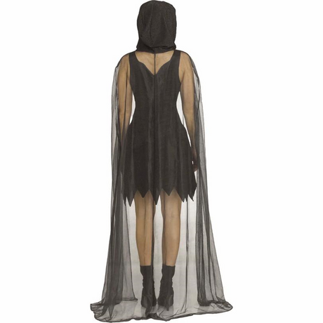 Adults Ghost Face 30th Anniversary Black Dress Costume
