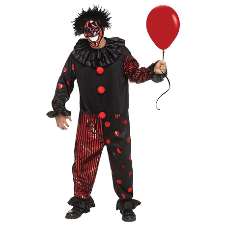 Adult's Chrome Clown Costume
