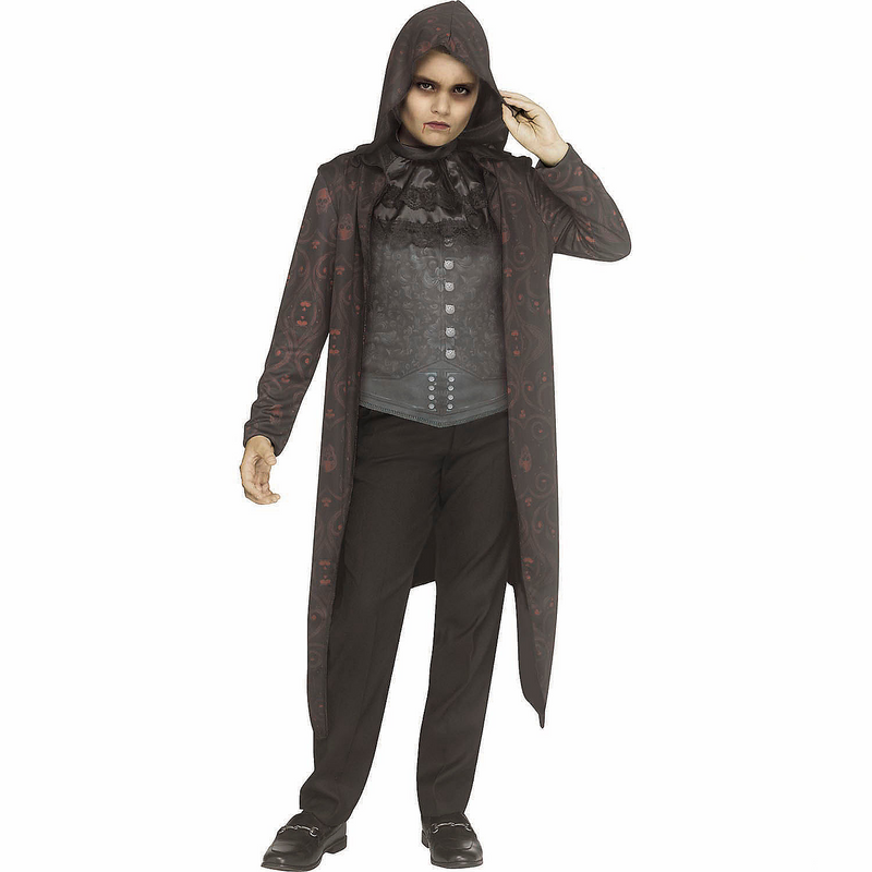 Victorian Vampire Costume for Kids Halloween Parties Dress Up and Thematic Events