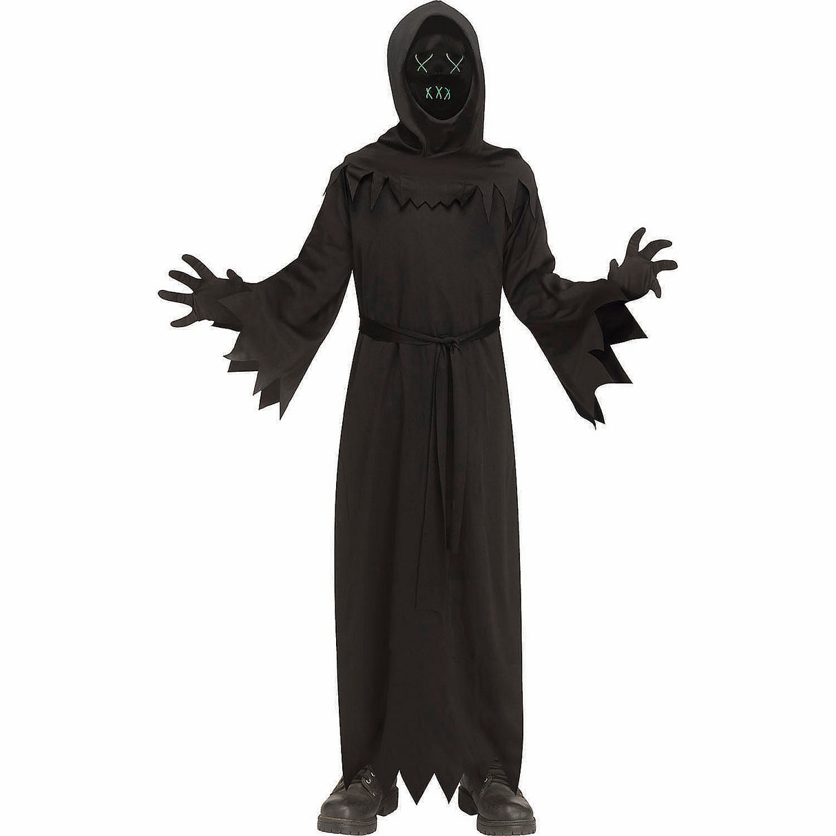 Electroluminescent Phantom Costume for Kids Halloween Parties and Spooky Celebrations