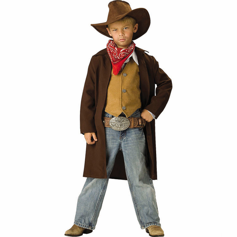 Stylish Kids Rawhide Renegade Cowboy Costume for Halloween Parties and Trick or Treating Enjoyment
