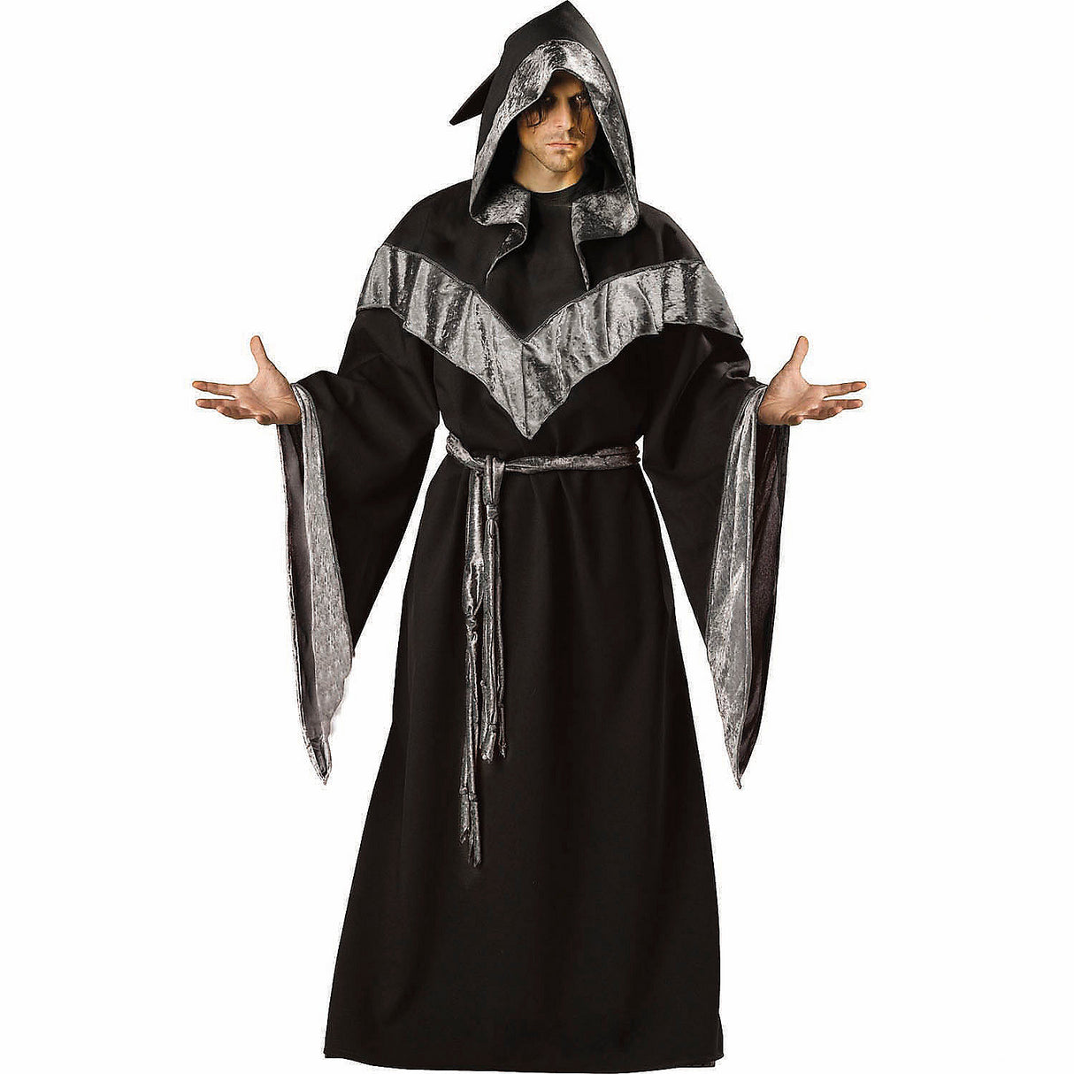 Dark Sorcerer Robe Costume for Adult Halloween Parties and Themed Events