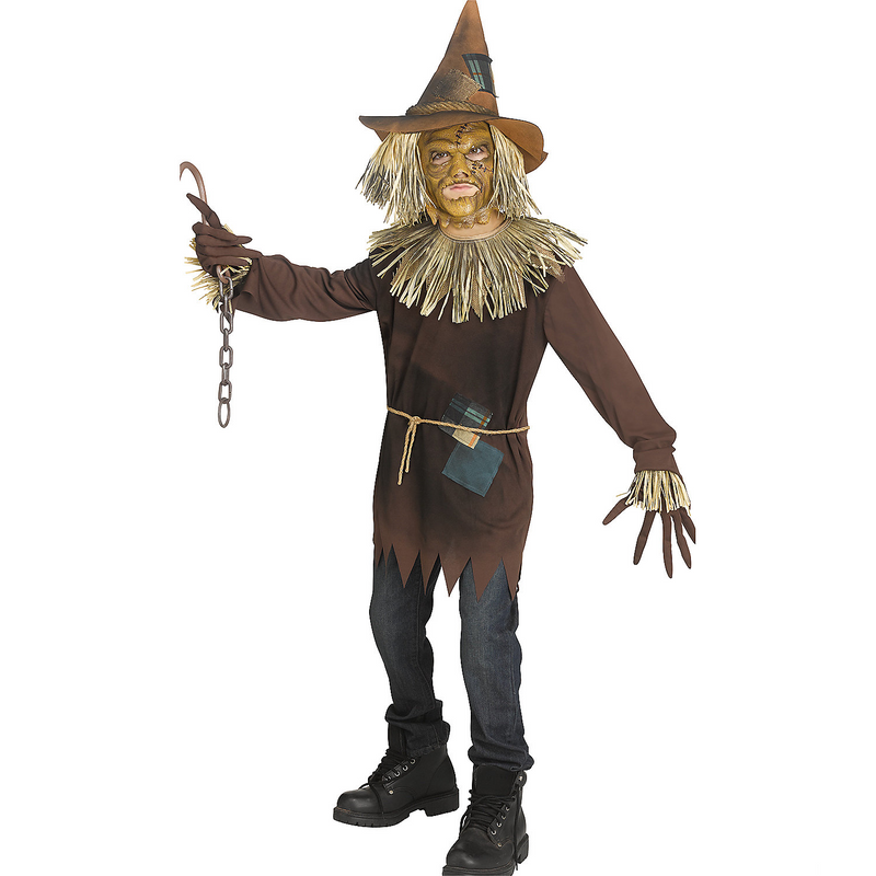 Child Evil Scar-Crow Costume for Halloween Parties Trick or Treating and Spooky Fun Adventures