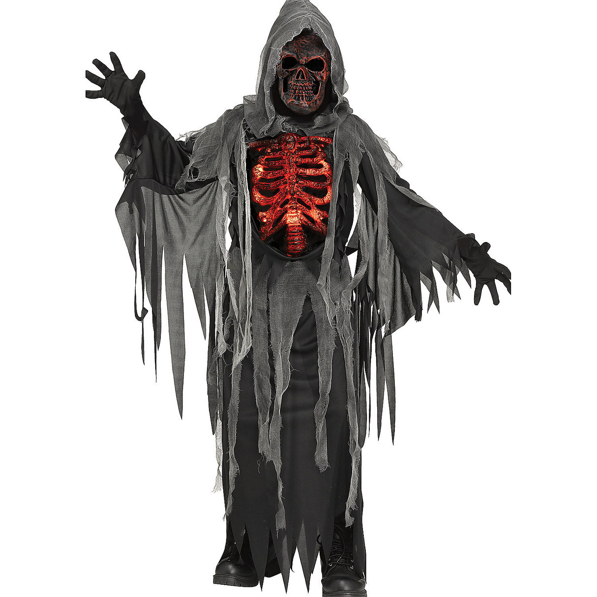 Boy's Smoldering Reaper Costume for Halloween Parties Trick or Treating and Spooky Celebrations