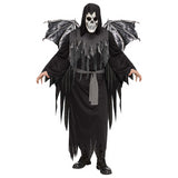 Adult Winged Reaper Costume for Halloween Parties Scary Events and Costumed Gatherings