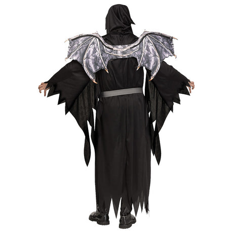 Adult Winged Reaper Costume for Halloween Parties Scary Events and Costumed Gatherings
