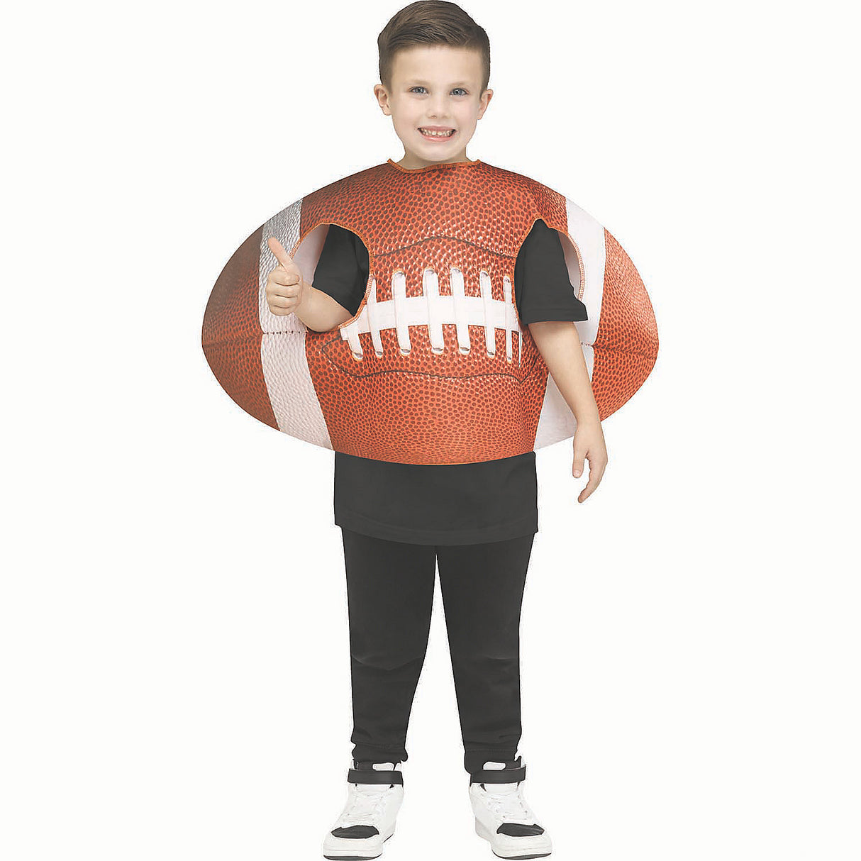 Kids Football Sports Ball Tunic Costume for Halloween Themed Parties and Sports Events