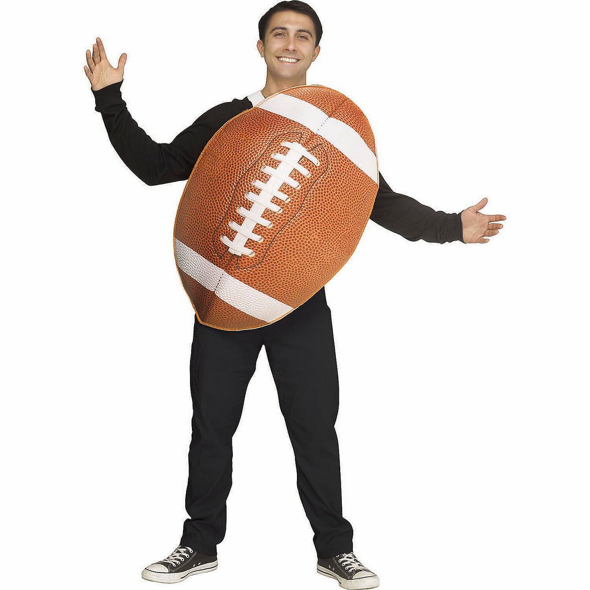 Adults Football Sport Ball Polyester Tunic Costume for Halloween Parties and Sports Theme Events