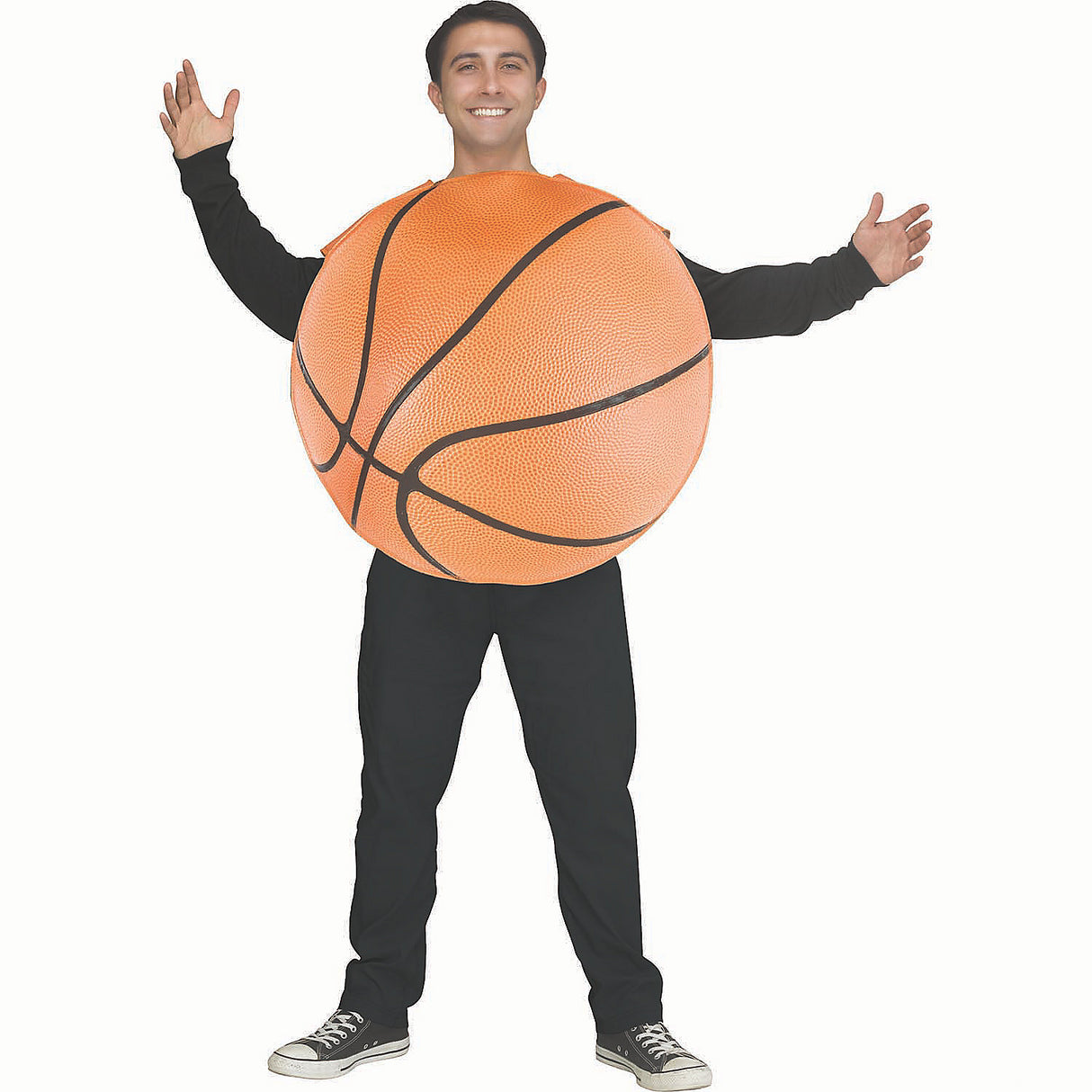 Versatile Adult Hoops Basketball Tunic Costume for Halloween Themed Events and Sport Fan Gatherings