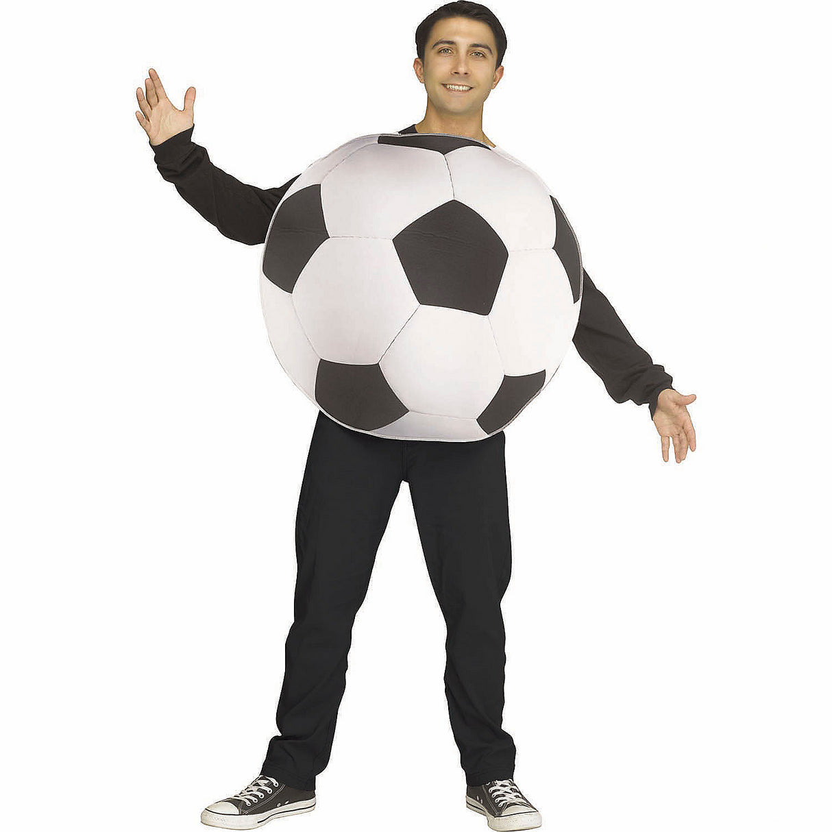 Adults Soccer Ball Costume for Sports Fans Halloween Parties and Fun Celebrations