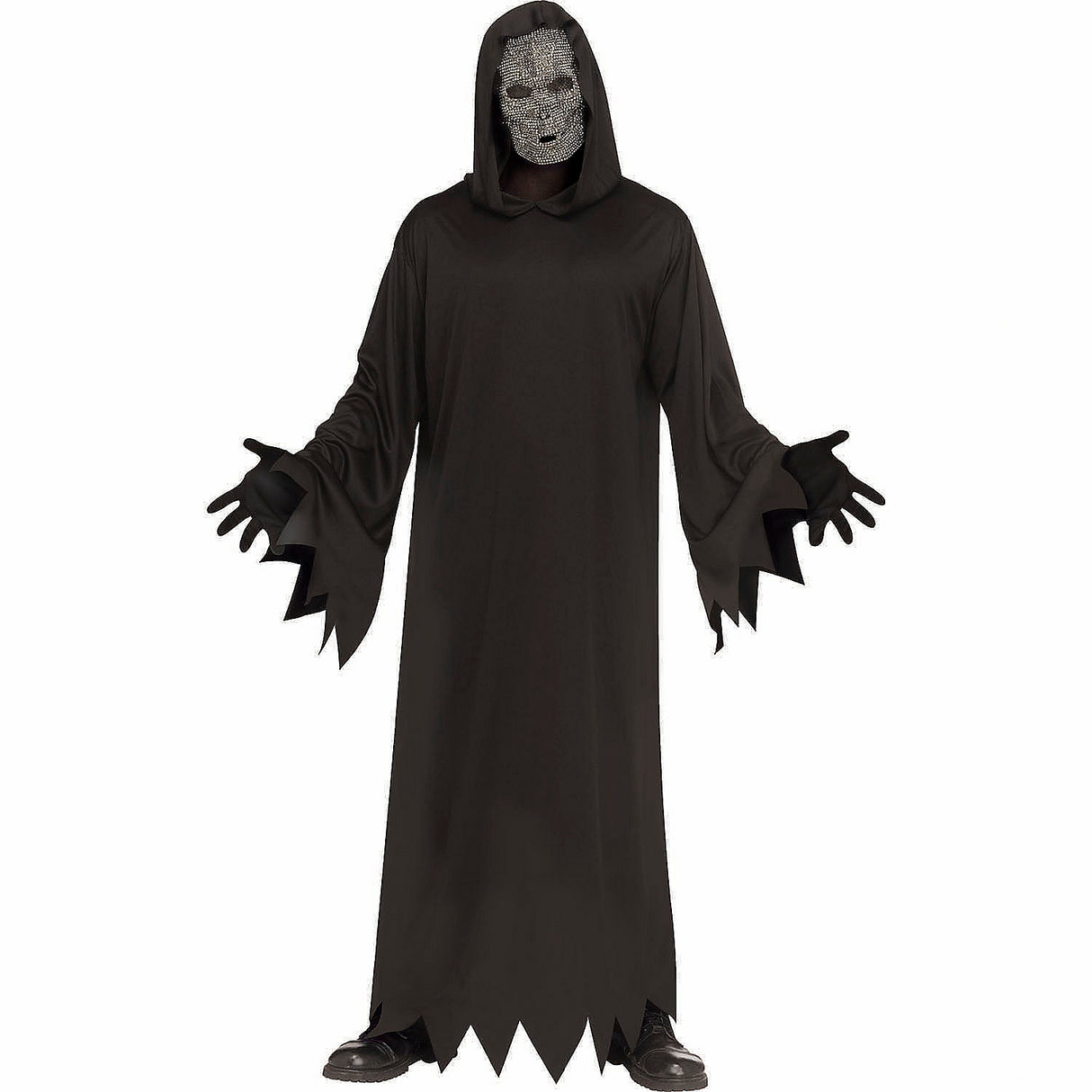 Adult Rhinestone Reaper Costume for Unique Halloween Celebrations and Spooky Events