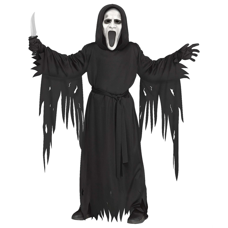 Kid's Silent Screamer Costume for Halloween Parties Family Activities and Themed Photoshoots