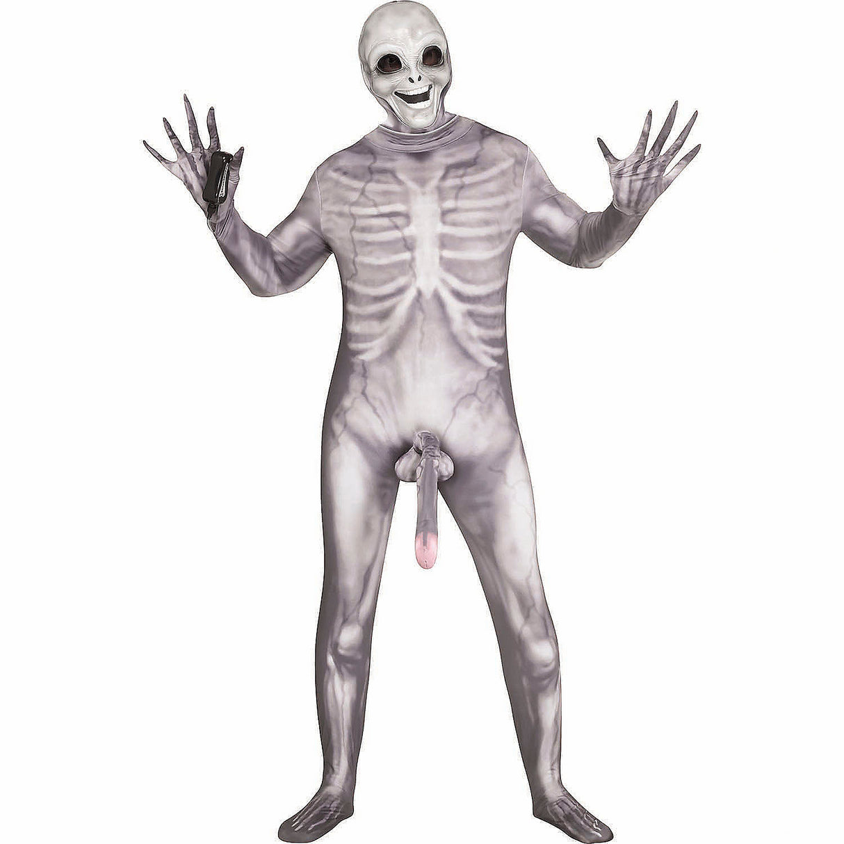 Adults Alien Prober Jumpsuit Costume for Adult-Themed Parties Halloween Events and Costume Celebrations