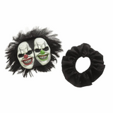 Adults Two-Headed Clown Jumpsuit Costume