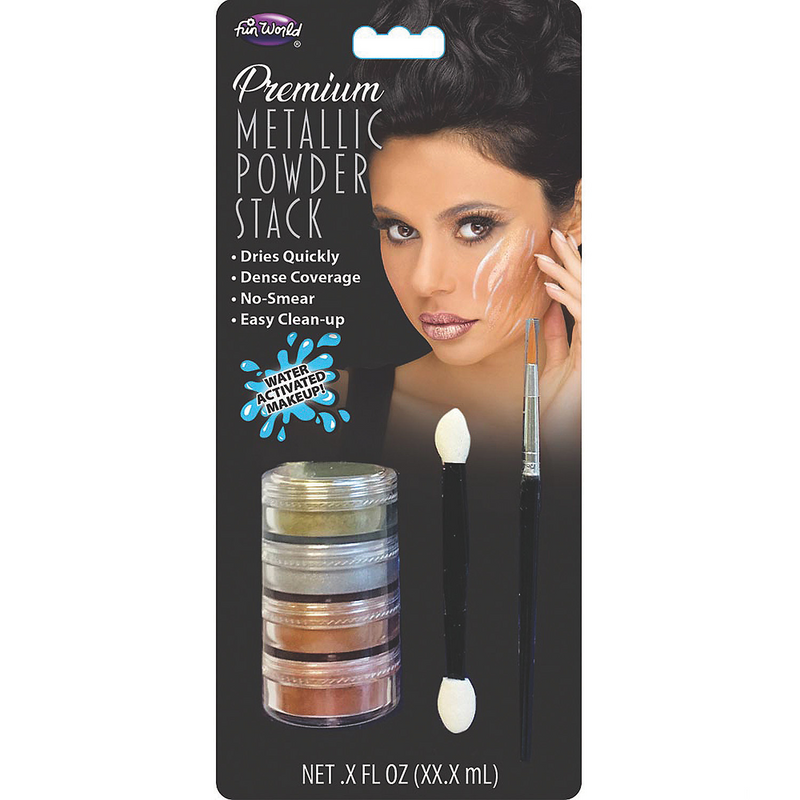Water Activated Face Makeup Stack for Fantasy Characters and Creative Costume Finishing Touches