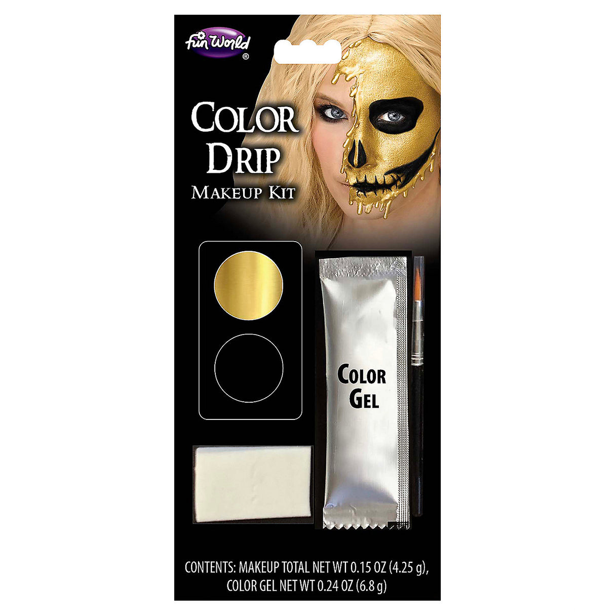 Color Drip Melting Skull for Halloween Parties Costume Events and Creative Makeup Looks