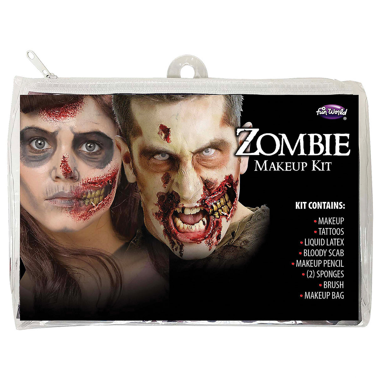 Ultimate Zombie Makeup Kit for Halloween Parties and Scary Costume Events