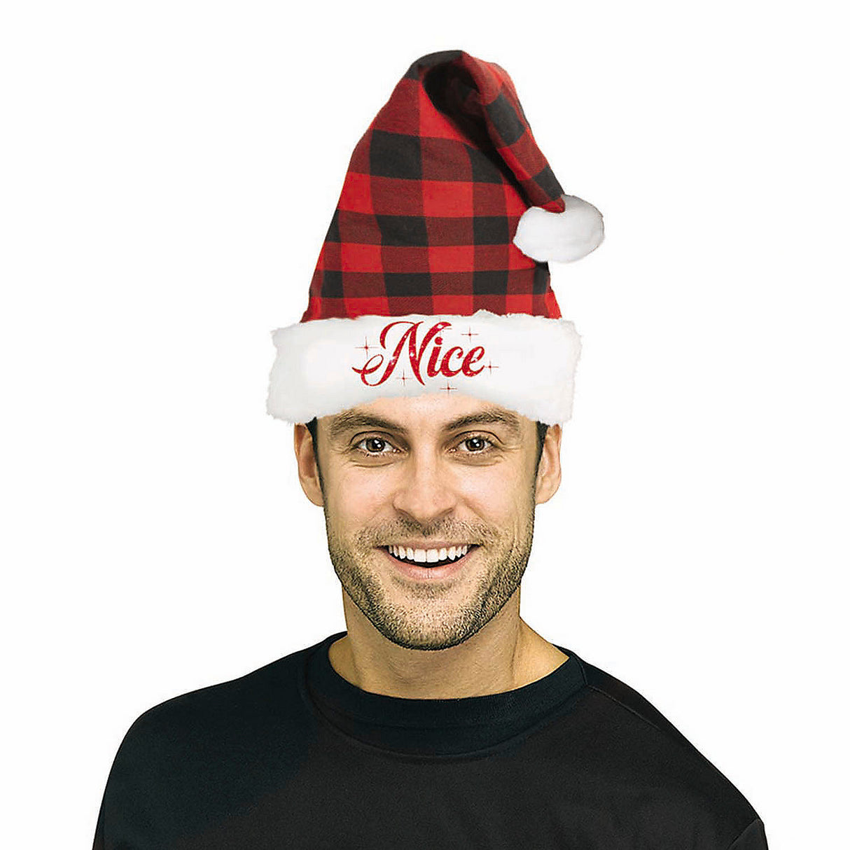 Adults Nice Polyester Santa Hat for Holiday Celebrations and Festive Events