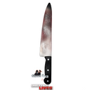 Scream Ghost Face Bloody Butcher Knife, 15"