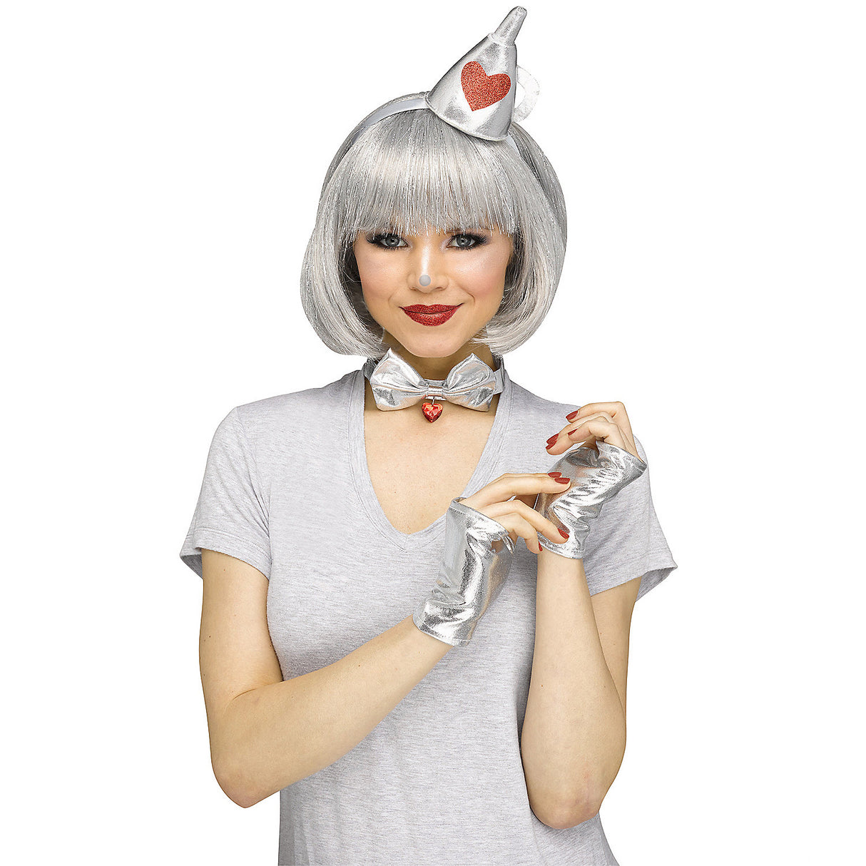 Instant Kit Metal Miss Costume for 1980's Theme Parties and Fun Dress Up Events