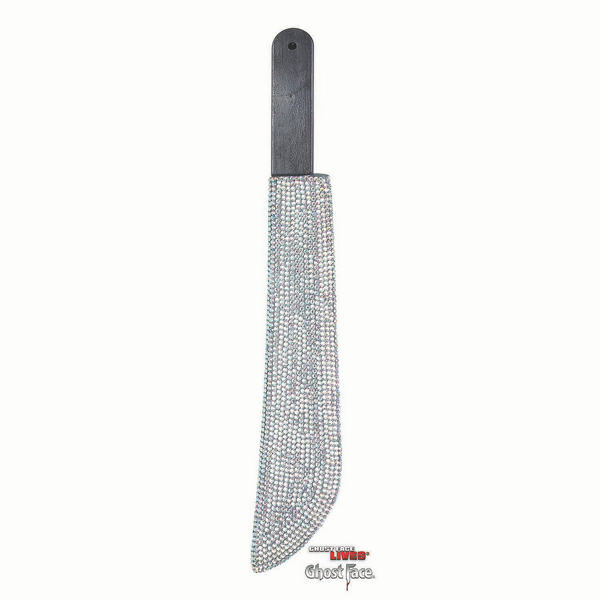 Scream Ghost Face Costume Accessory Bling Machete for Halloween Parties and Horror Events