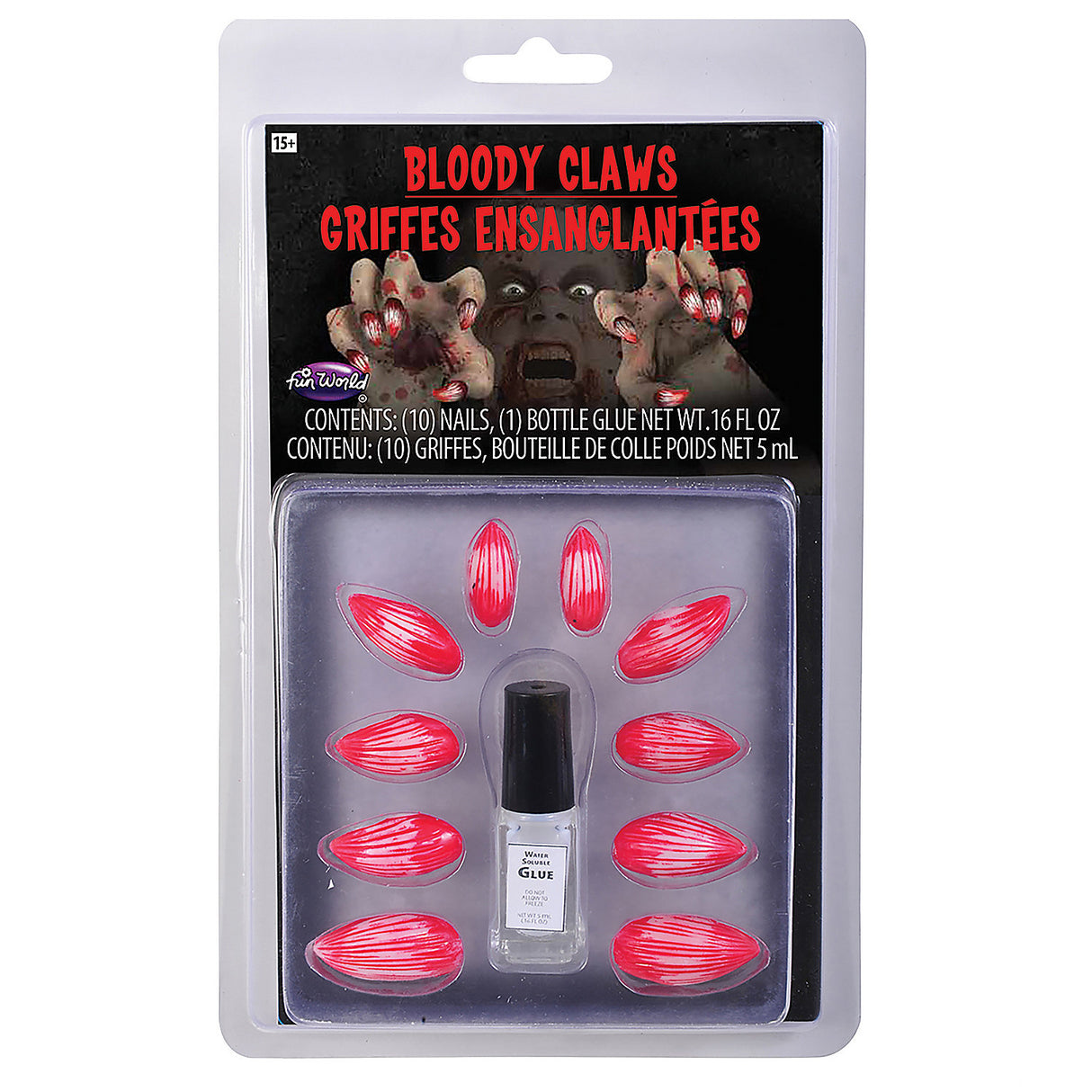 Bloody Claws Kit for Unique Costume DIY Halloween and Spooky Events Accessories