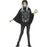 Spooky Poncho Spirit Board Hooded Costume for Halloween Parties and Witch-Themed Events