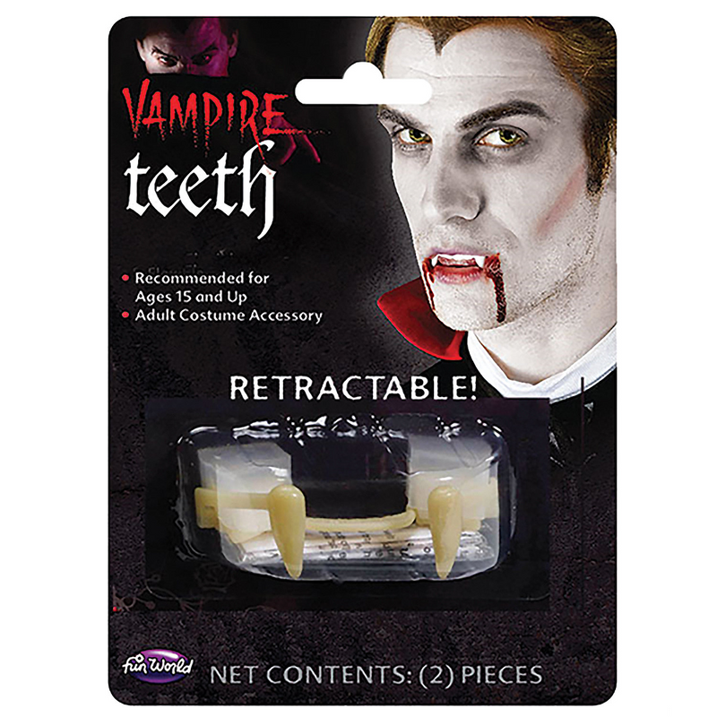 RETRACTABLE VAMPIRE TEETH