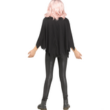 Poncho Shimmer Skeleton Child Costume