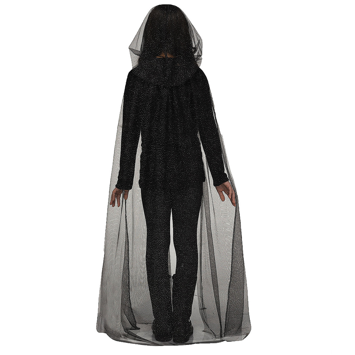 Kid's Hooded Sparkle Cape Costume Accessory
