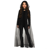 Kid's Hooded Sparkle Cape Costume Accessory