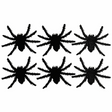 Black Hairy Spiders Halloween Decoration
