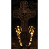 15 in Light-Up Skeleton Arms Yard Decor
