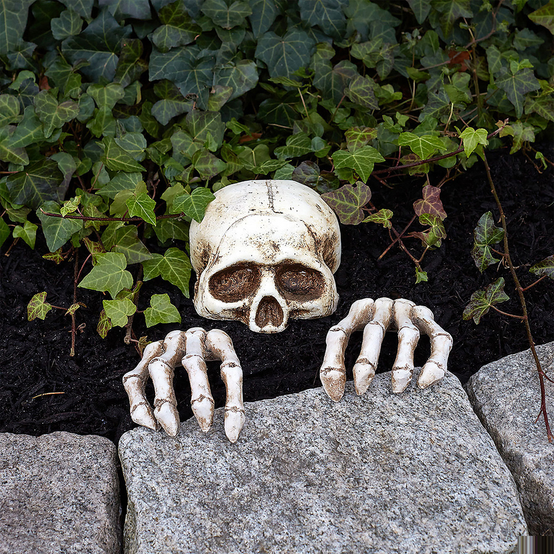 Spooky Skeleton Grave Breaker Set for Halloween Decorations and Horror Themed Events