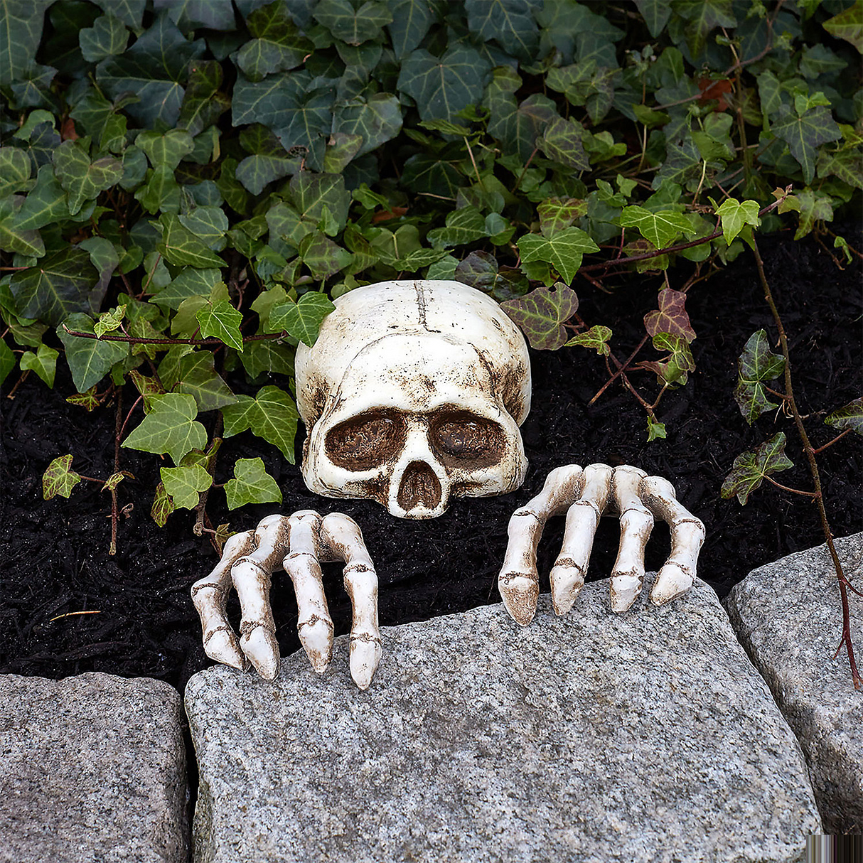 Spooky Skeleton Grave Breaker Set for Halloween Decorations and Horror Themed Events