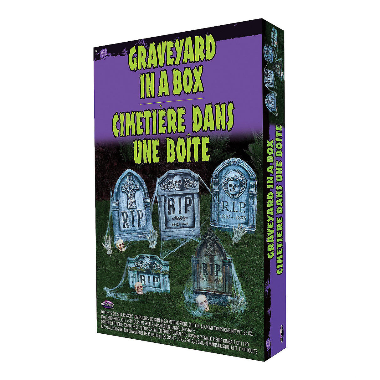 Complete Graveyard in a Box for Hassle-Free Halloween Decorations and Spooky Yard Displays