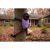 36" Wrong Way Witch Tree Hugger Outdoor Halloween Decoration